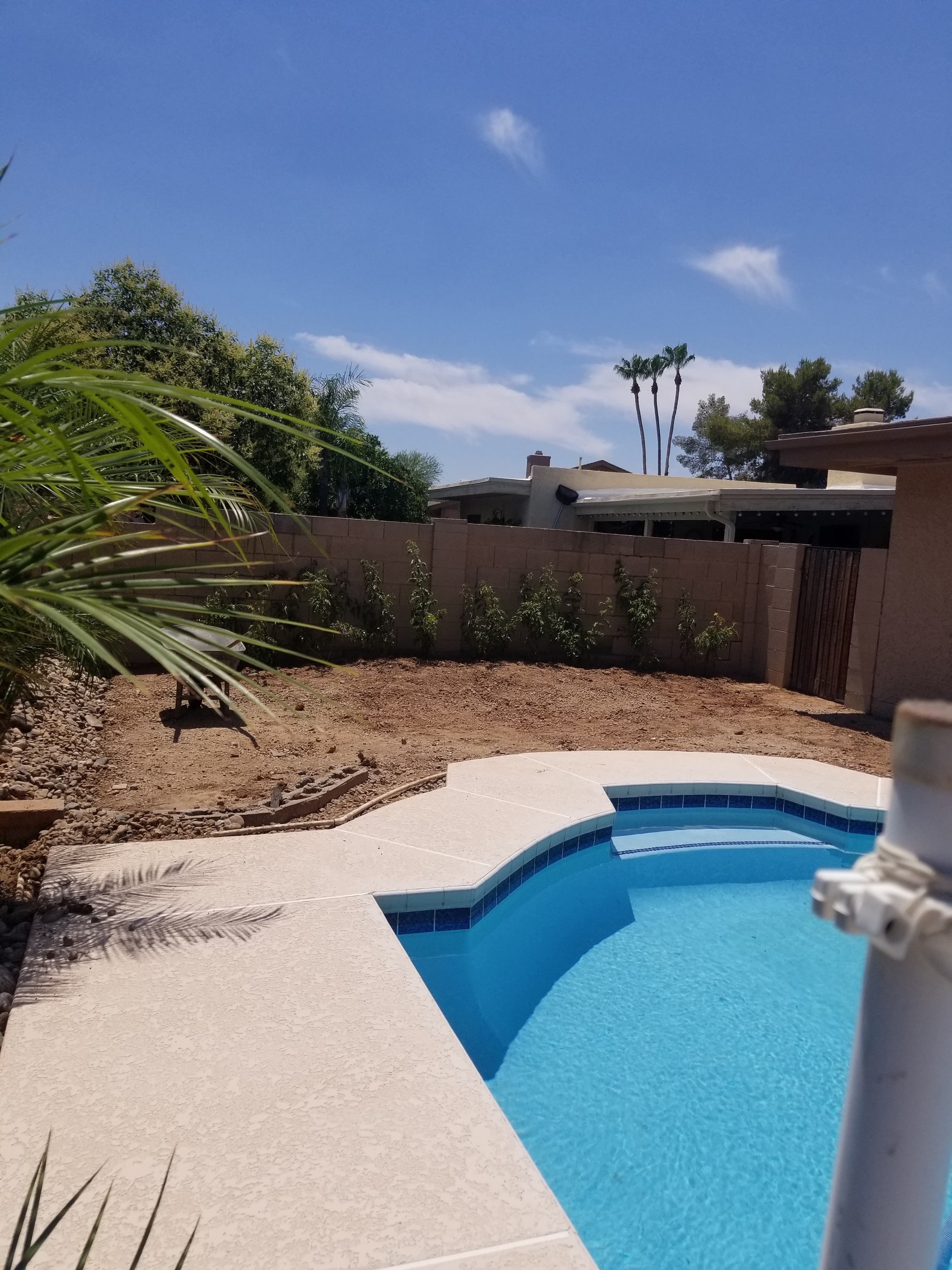 Decorative pool deck resurfacing project